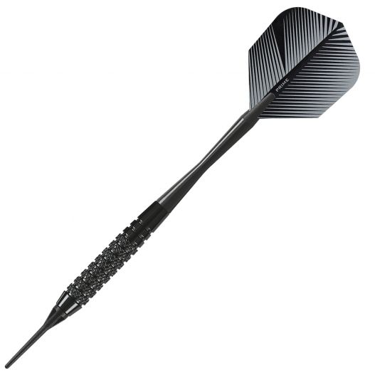 Fléchettes Harrows Black Arrow 16 GK – Pointe Nylon – Lot de 3-1