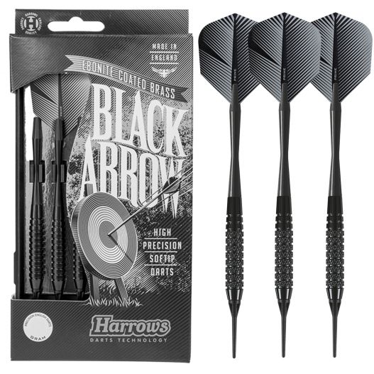 Fléchettes Harrows Black...