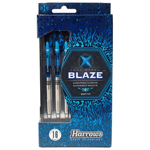 Fléchettes Harrows Blaze Style B 18 GK – Pointe Nylon – Lot de 3-0