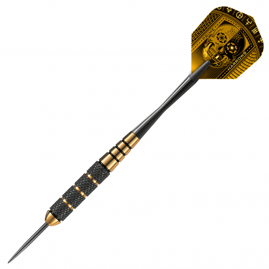 Fléchettes Harrows Voodoo GK 23 g – Pointe Acier – Lot de 3-3