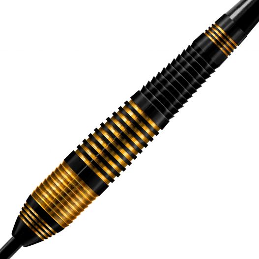 Fléchettes Harrows Vivid Noir 21 g – Pointe Acier – Lot de 3-1