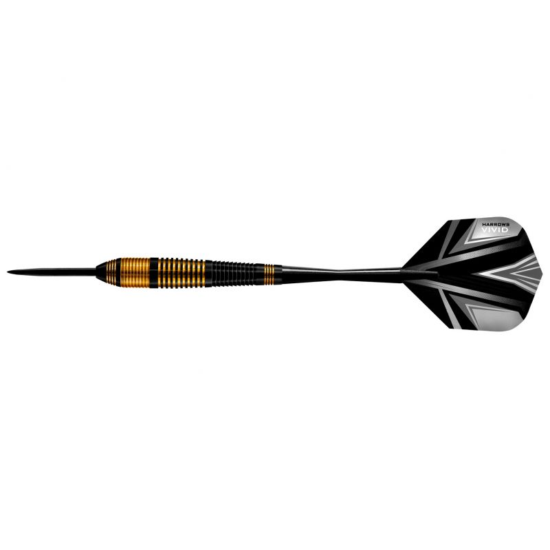 Fléchettes Harrows Vivid Noir 21 g Pointe Acier