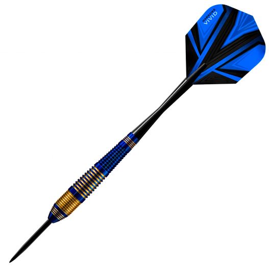 Fléchettes Harrows Vivid Bleu 23 g – Pointe Acier – Lot de 3-4