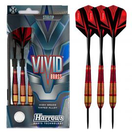 Fléchette Harrow acier Vivid 24gr Rouge