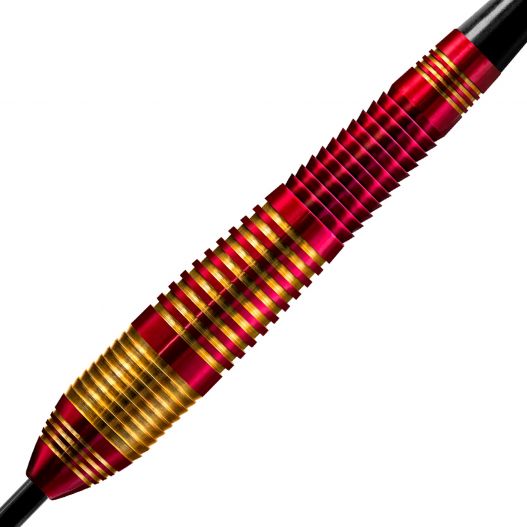 Fléchettes Harrows Vivid Rouge 24 g – Pointe Acier – Lot de 3-1
