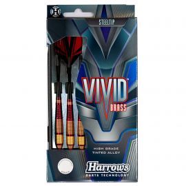 Fléchette Harrow acier Vivid 24gr Rouge