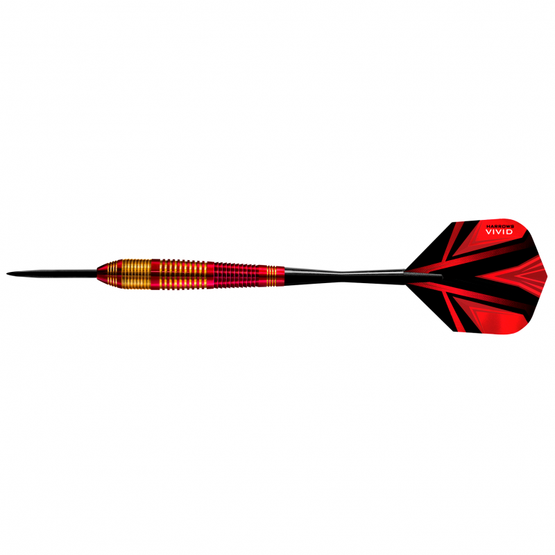 Fléchettes Harrows Vivid Rouge 24 g Pointe Acier