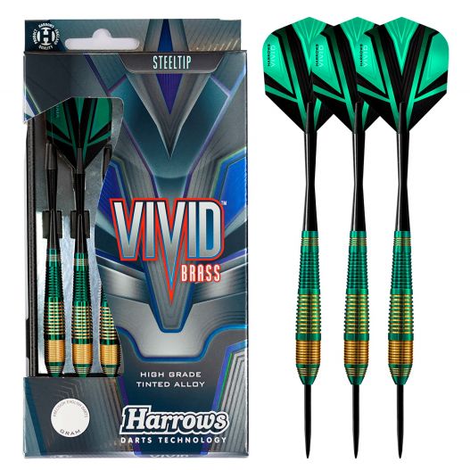 Fléchette Harrow acier Vivid 22Gr Vert