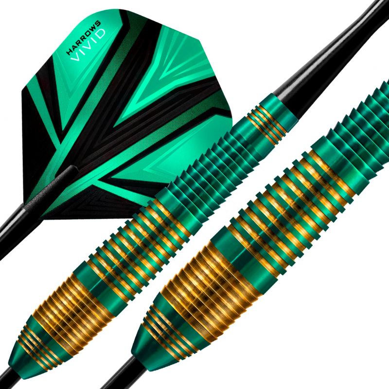 Fléchette Harrow acier Vivid 22Gr Vert