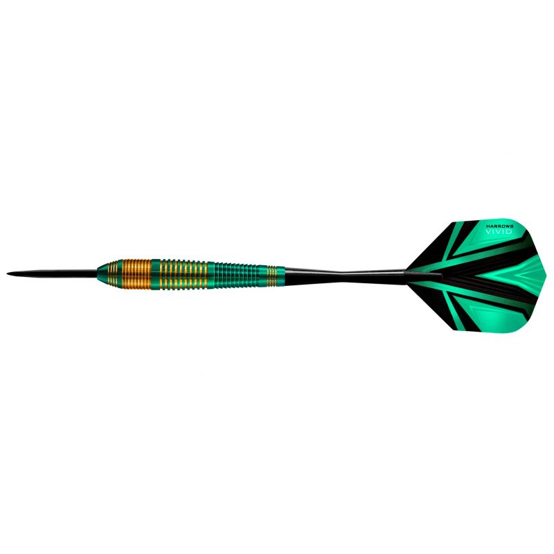 Fléchettes Harrows Vivid Vert 22 g Pointe Acier