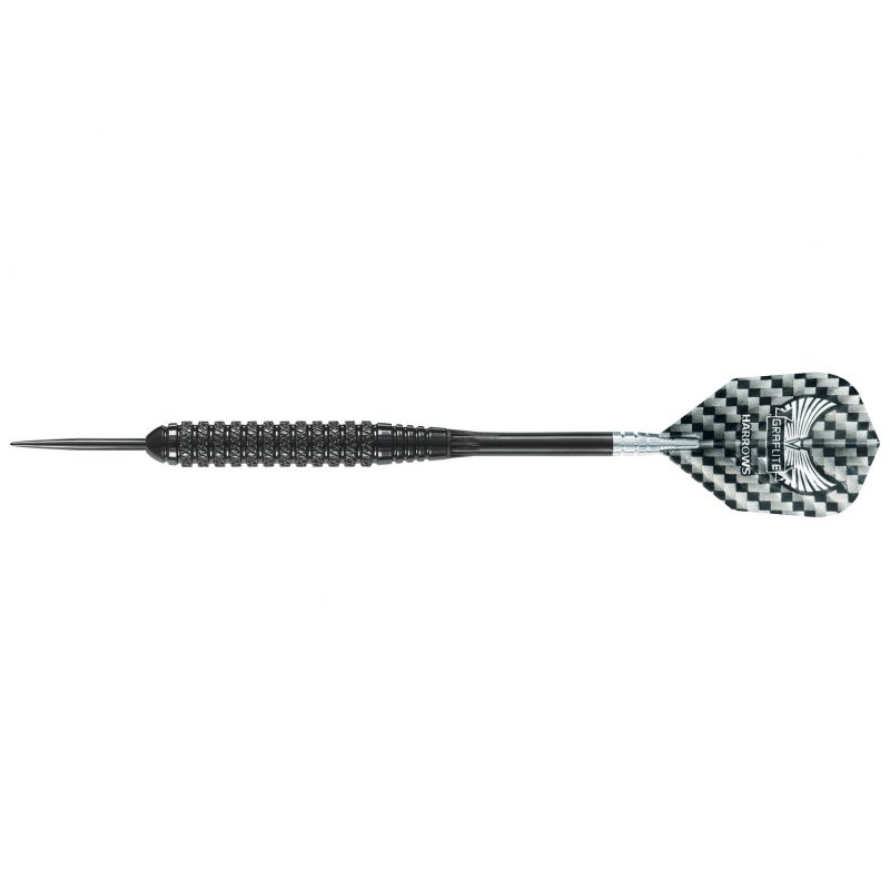 Fléchettes Harrows Black Arrow 23 GK Pointe Acier