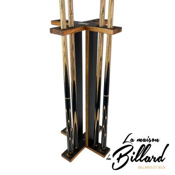 WEITOL Support de queue de billard en bois de luxe, support de queue de  billard, support de bâton de piscine moderne autoportant/organisateur de  rangement de queue de billard, présentoir intérieur : 