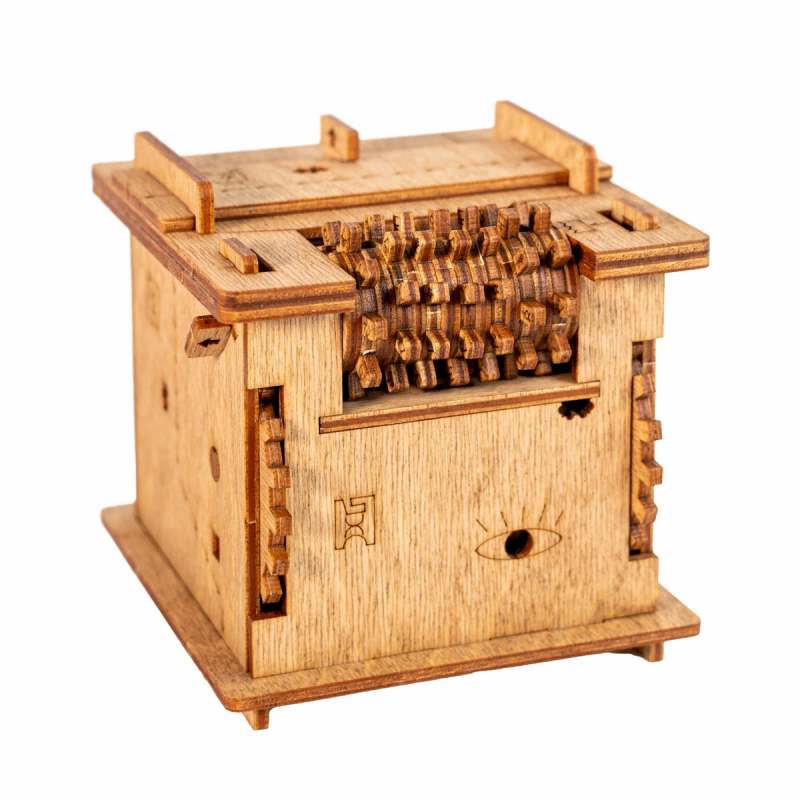 Casse-tête En Bois "Le Saint Graal" Professor Puzzle | Défi De Libération Des Blocs, Solution Incluse | Format Boîte 11x18x8 Cm