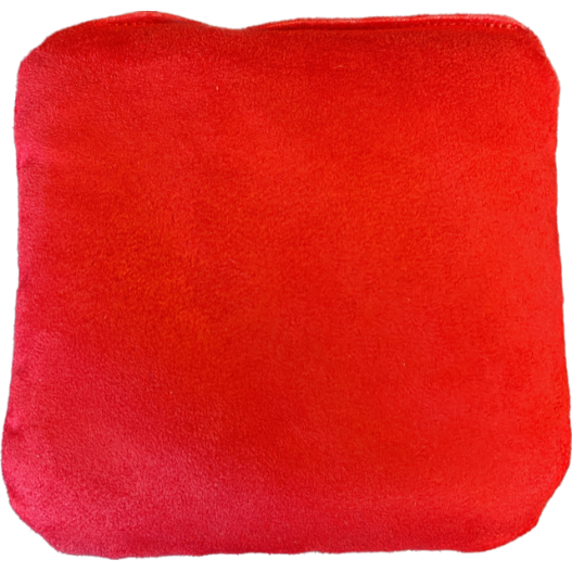 Sac rouge bi-matières pour cornhole grand modèle