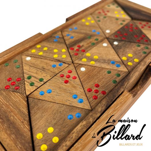 ZJRung Domino Jeu de Table en Bois pour Enfants Jeu de Mémoire en