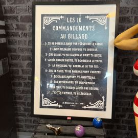 Affiche Les 10 commandements
