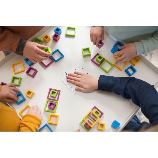 Jeu de cadres - Stimulez l'observation et la rapidité de vos enfants avec ce jouet en bois éducatif