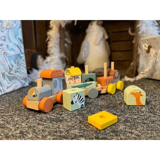 Jouets formes de Train en bois pour enfants plus de 3 ans