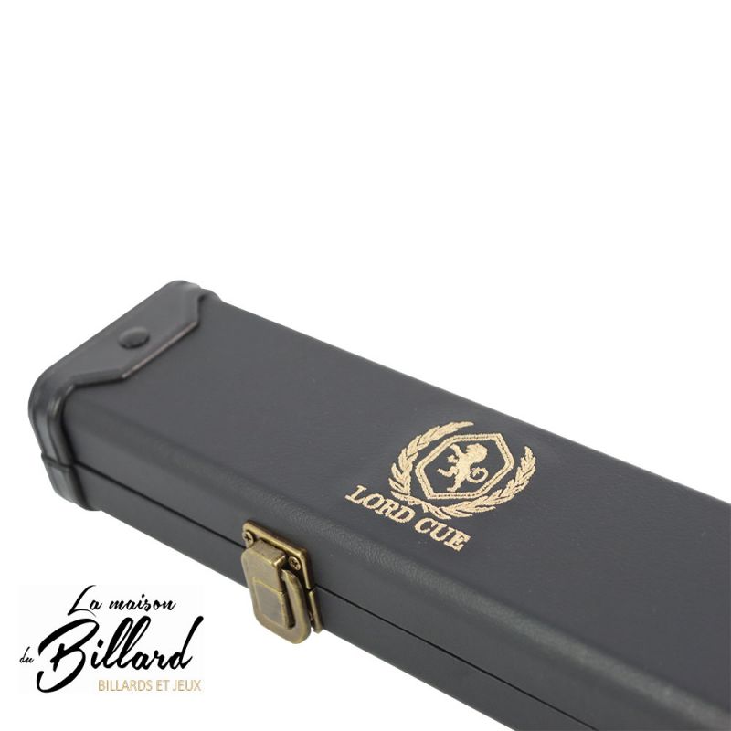 Etui haut de gamme pour queue de billard 3/4. Finition cuir.