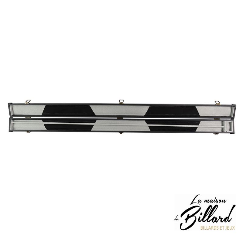 Housse Queue De Billard 3/4 - 130 Cm - Nylon Imperméable - Bandoulière Réglable - Pour 2 Queues
