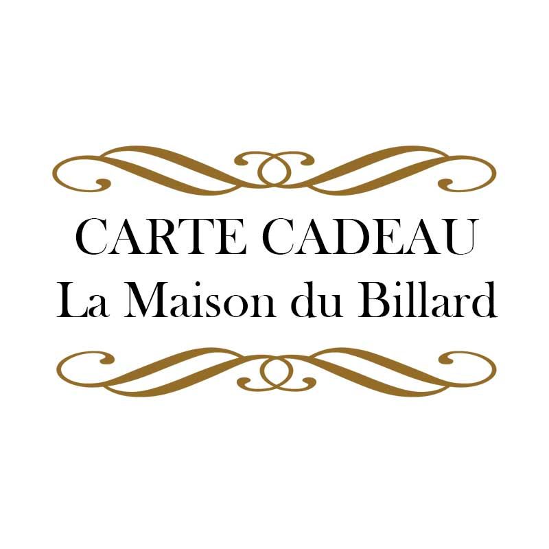 Carte Cadeau La Maison du Billard