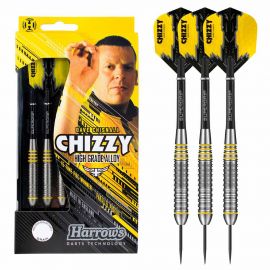 Fléchettes Harrows Chizzy Brass pointe acier 22GR