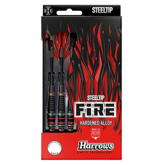 Fléchettes Harrows Fire High Grade Alloy 21 g – Pointe Acier – Lot de 3-4