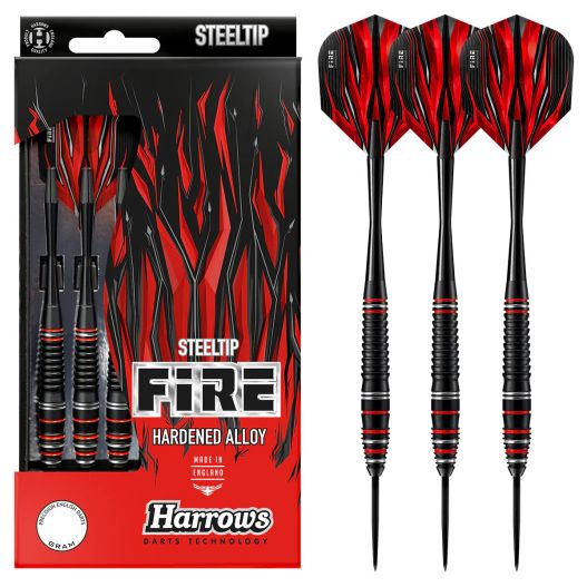 Fléchettes harrows acier Black arrow 23 GK