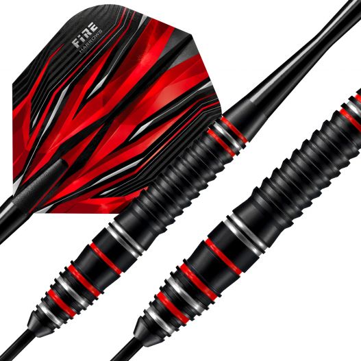 Fléchettes Harrows Fire High Grade Alloy 21 g – Pointe Acier – Lot de 3-1