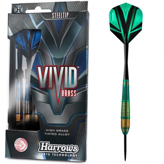 Fléchettes Harrows Vivid 18GR pointe nylon Vert