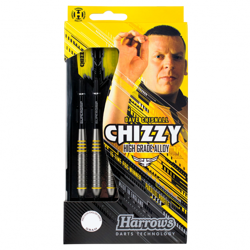 Fléchettes-Harrows-Chizzy-Brass-18GRpointe-nylon Fléchettes Harrows Chizzy Brass 18GR pointe nylon