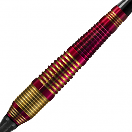 Fléchettes Harrows Vivid Rouge 18 GR – Pointe Nylon – Lot de 3-1