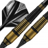 Fléchettes Harrows Vivid Noir 18 GR Pointe Nylon