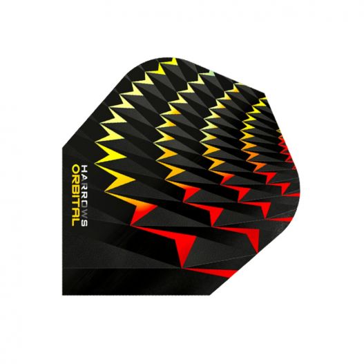 Ailettes Harrows Orbital 4800 Jaune/Rouge