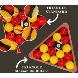 Triangle De Billard UNTERING – Cadre Triangulaire Pour Ranger Et Aligner Les Boules De Billard – Support De Table, Trépied Pratique Pour Salle De Jeux, Club Ou Maison