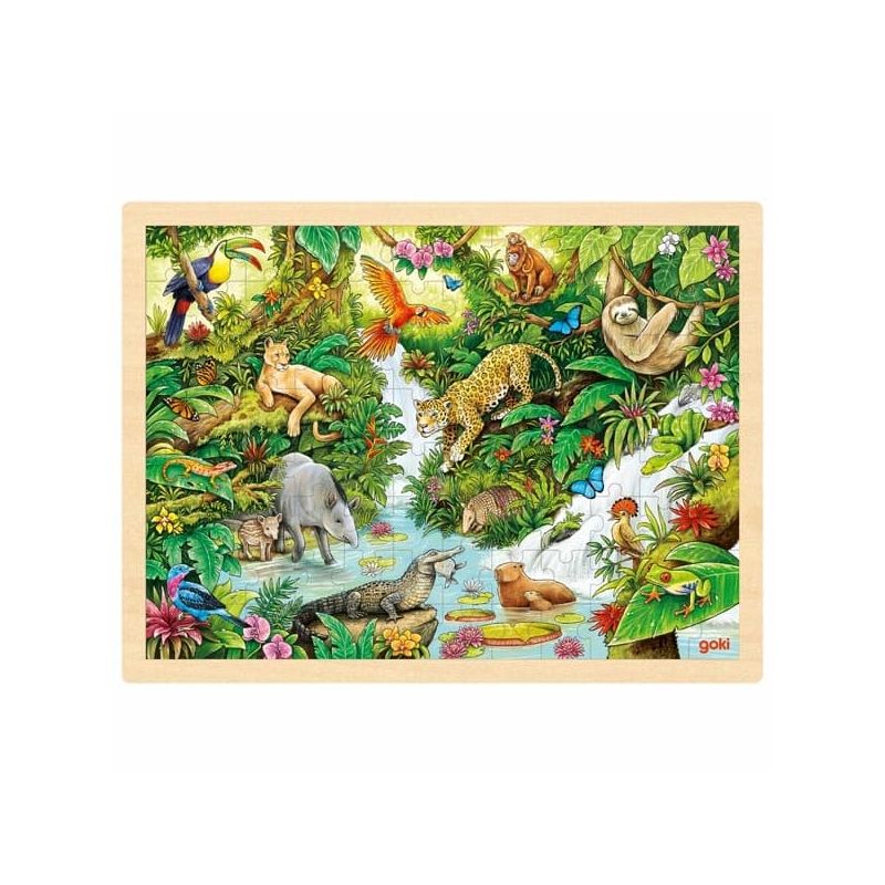 Puzzle en bois jungle