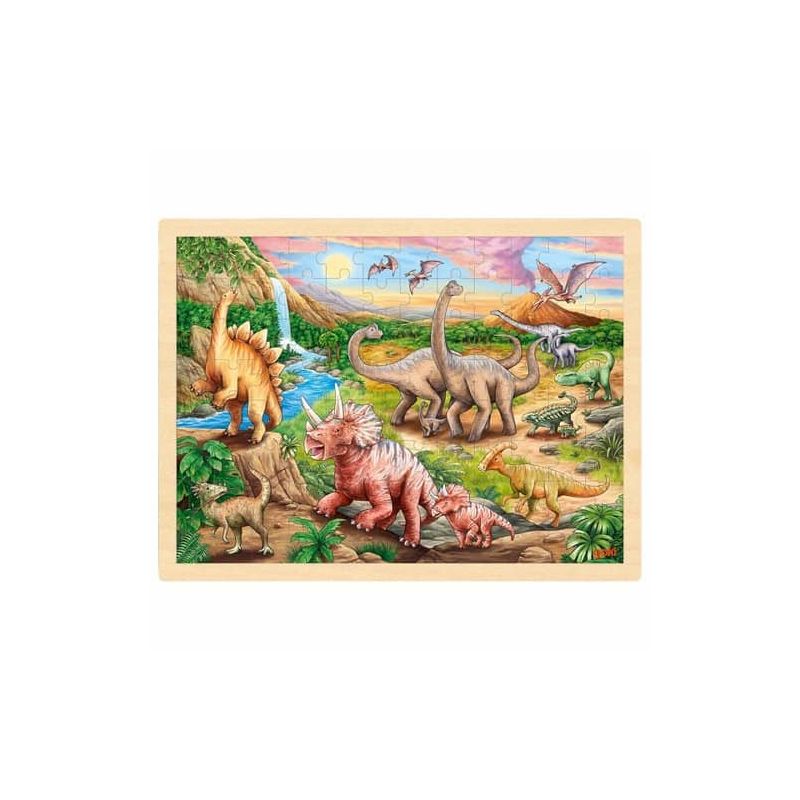 Puzzle Dinosaure en bois