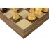 Grand Jeu d’Échecs en bois massif, finition Ébène et Buis