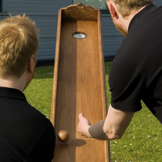 La boule à la pente