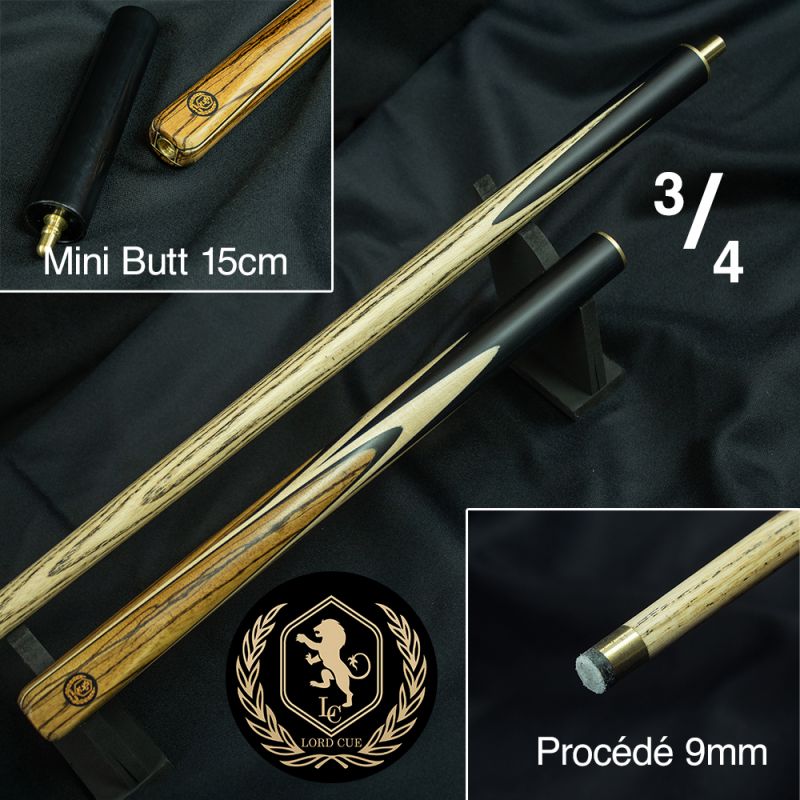 Coffret Lord Cue Zebrano 3/4