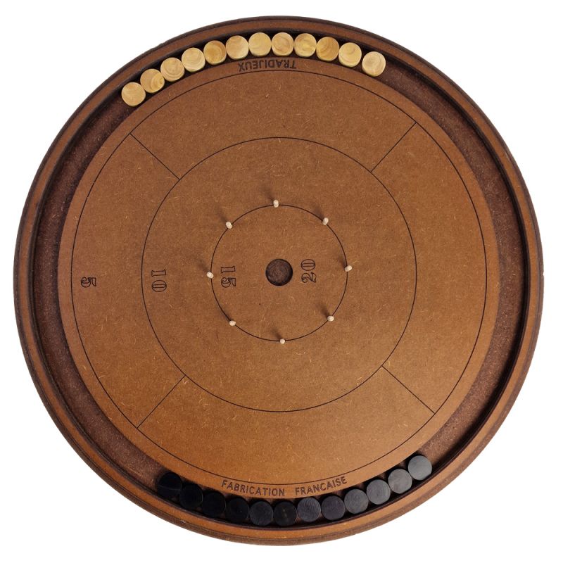 Crokinole le Jeu en bois Canadien fait en France