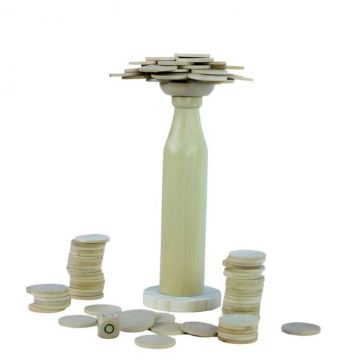 Jeu d'apéro en bois - Top the Bottle