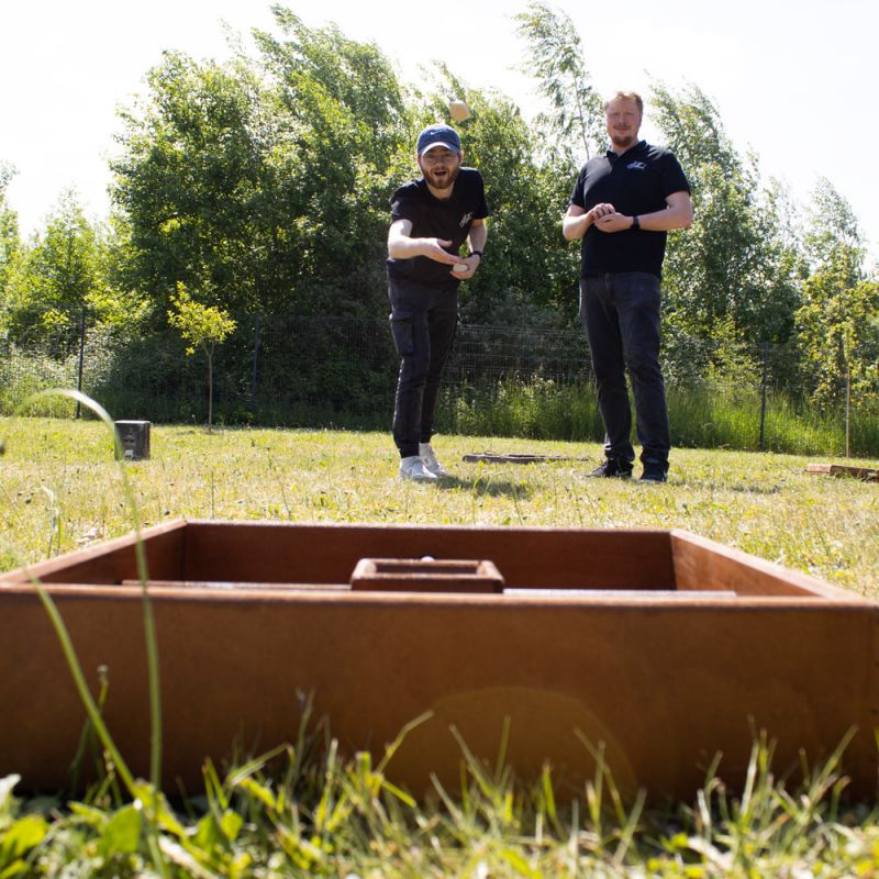 jeux de palet en bois extérieur