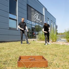 jeux de palets en boite exterieur