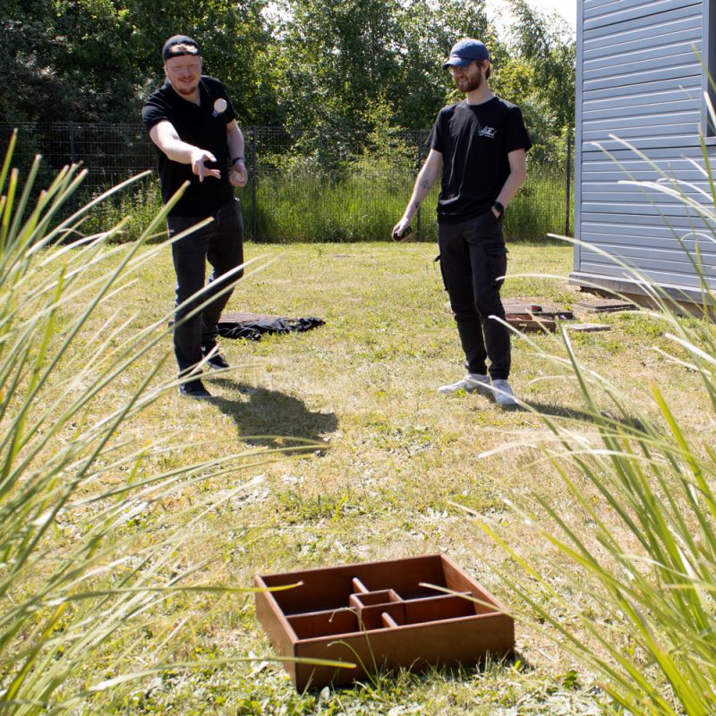 boite a casiers jeux en bois exterieur