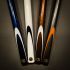 Pack de 4 queues de billard anglaise en fibre