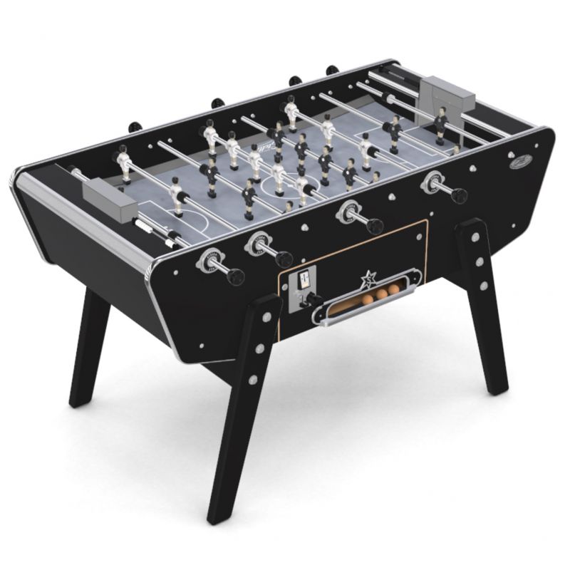 Baby foot noir pour bar avec monnayeur