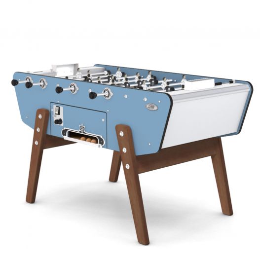 Baby foot extérieur bleue avec monnayeur