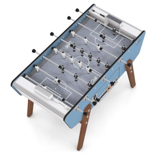 Baby foot extérieur bleue avec monnayeur