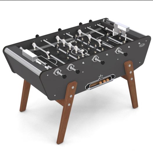 baby-foot Outdoor noir Stella sur terrasse, structure robuste et design moderne